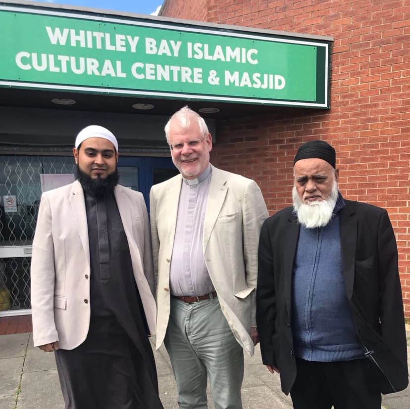 A visit from Rub Hufton Methodist Minister