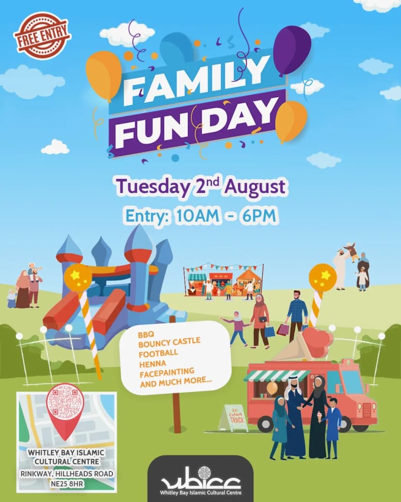 Whitley Bay Islamic Centre’s Annual Fun Day Brings Together Over 200 Community Members for a Day of Celebration and Connection