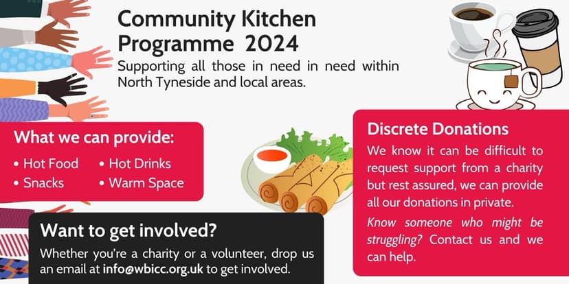 Whitley Bay Islamic Cultural Centre’s Monthly Food Programme