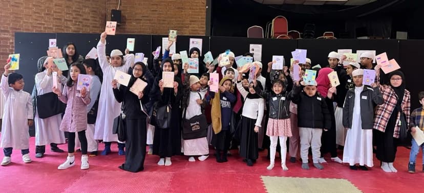 Children Prepare For Eid Early with Eid Card Making At WBICC